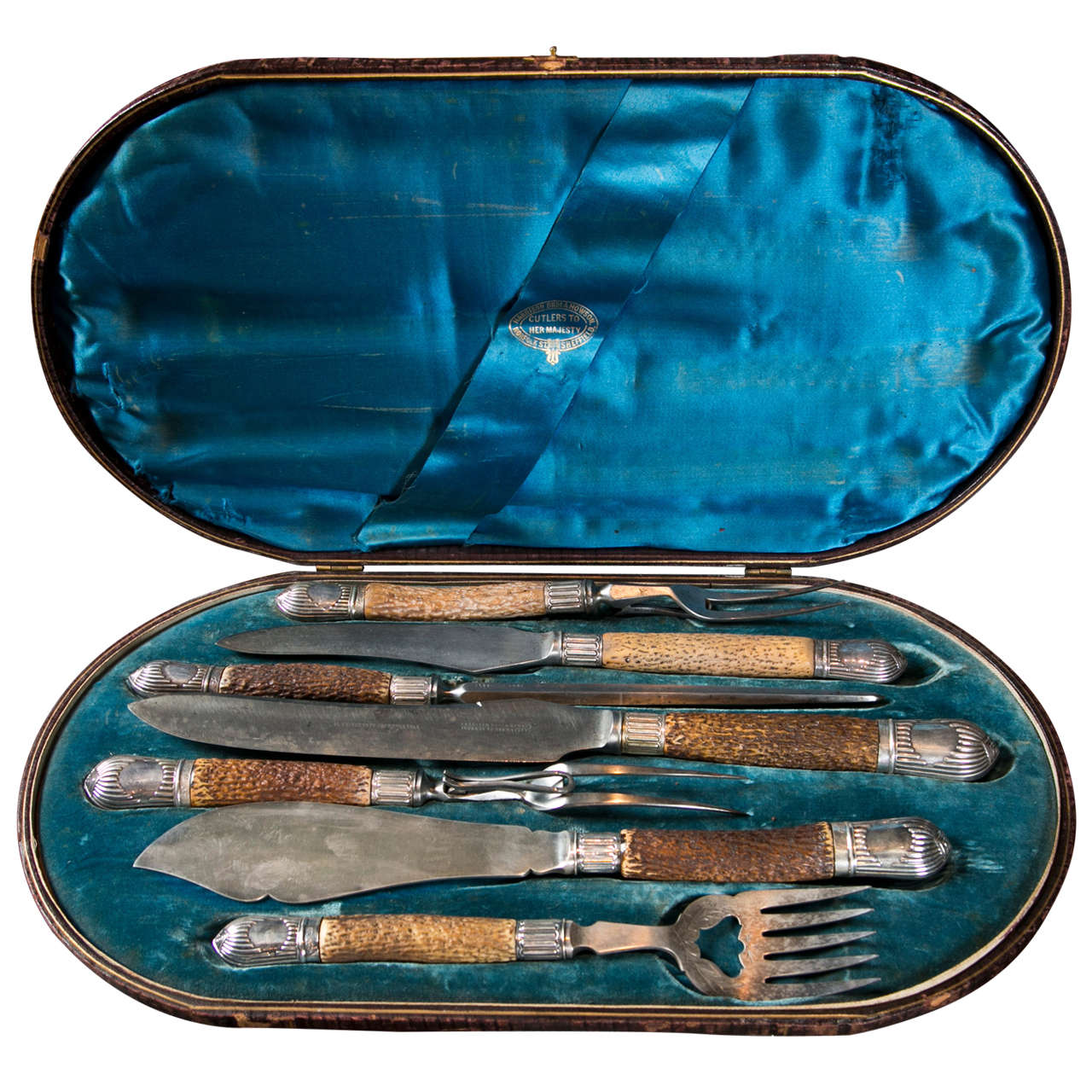 English Carving Set For Sale