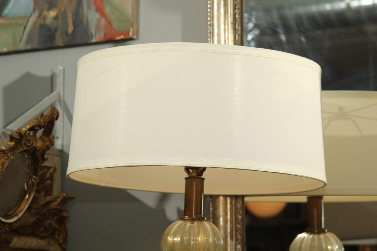Mid-20th Century Murano Table Lamp For Sale