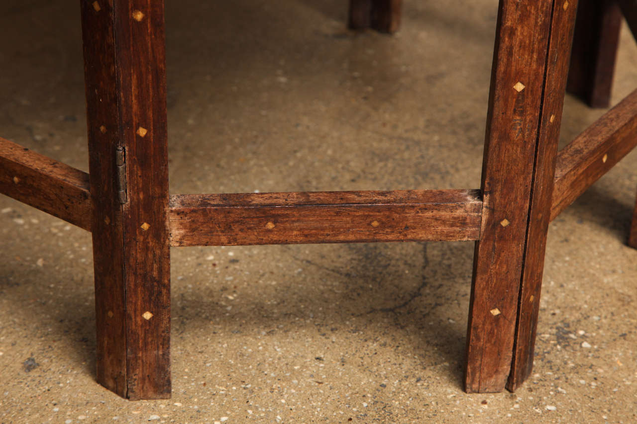 20th Century Octagonal Inlaid Side Table