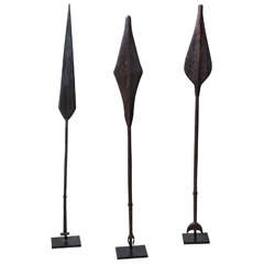 Carved Paddles from Indonesia