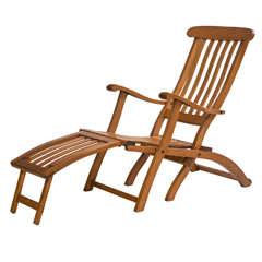 Fruit wood deck chair