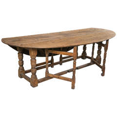 Double Drop Leaf Oak Table