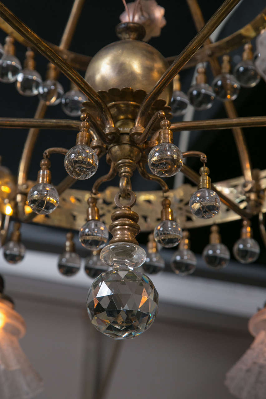 1880's Electrical Chandelier 1