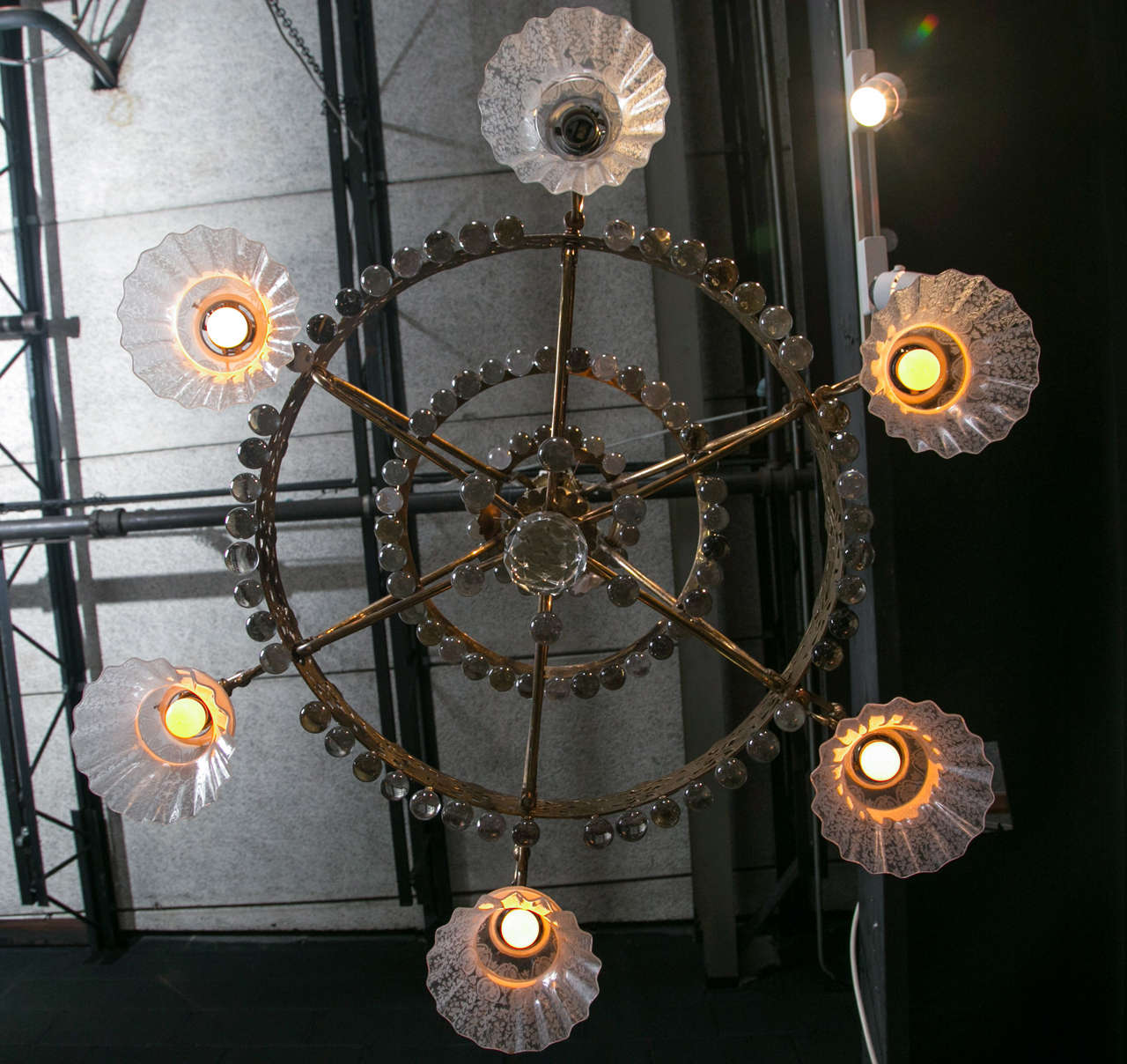 1880's Electrical Chandelier 3
