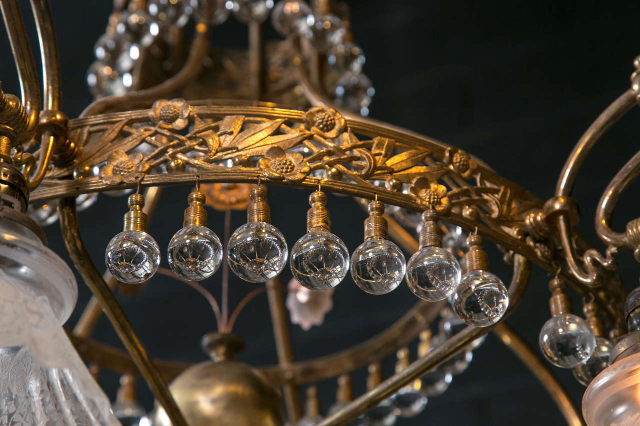 1880's Electrical Chandelier 5