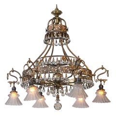 1880's Electrical Chandelier