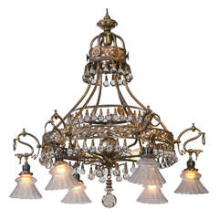 1880's Electrical Chandelier 8