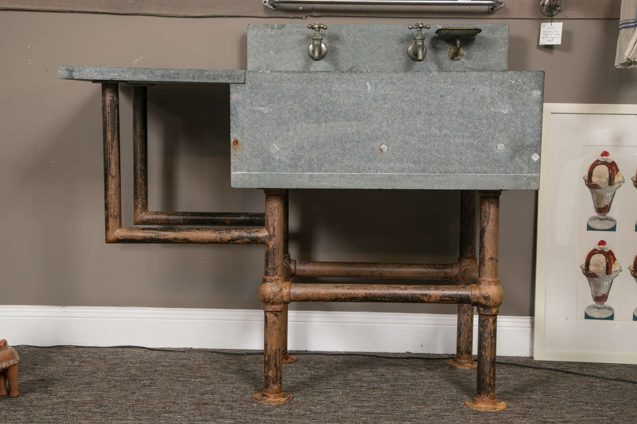 Industrial Soapstone Sink 1