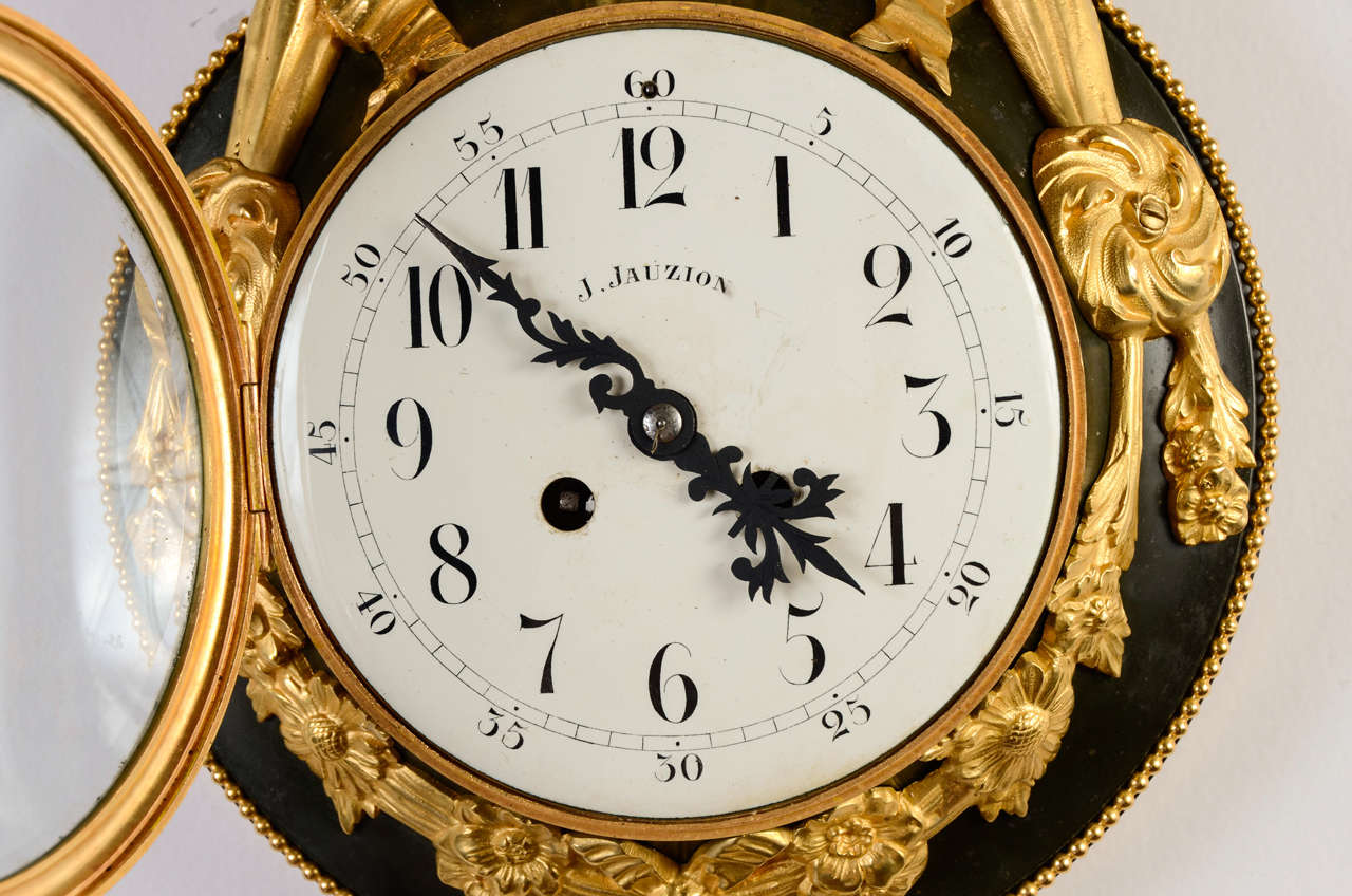Louis XVI Style Cartel Clock For Sale 3