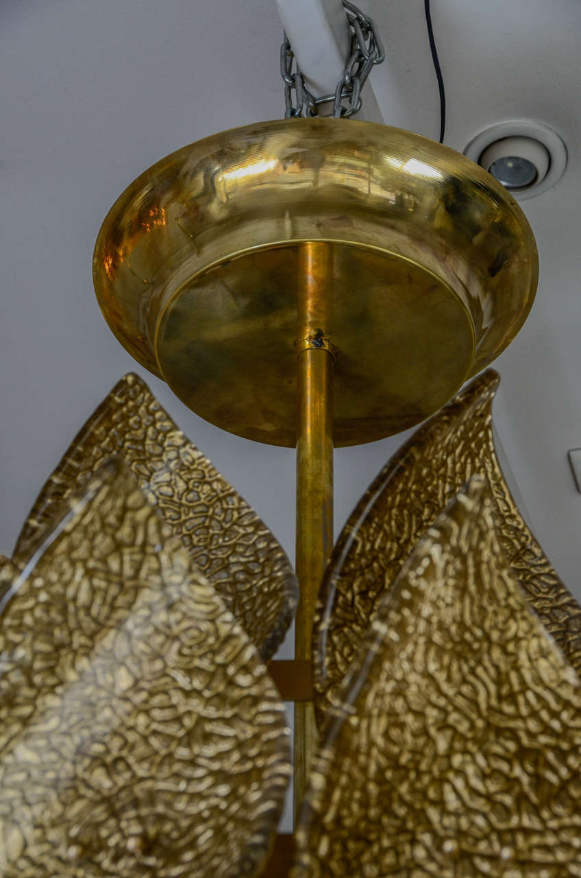 20th Century Rare Murano Glass Chandelier 
