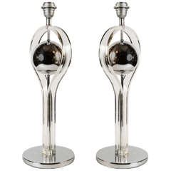 Pair of 1970s Space Age Table Lamps 2