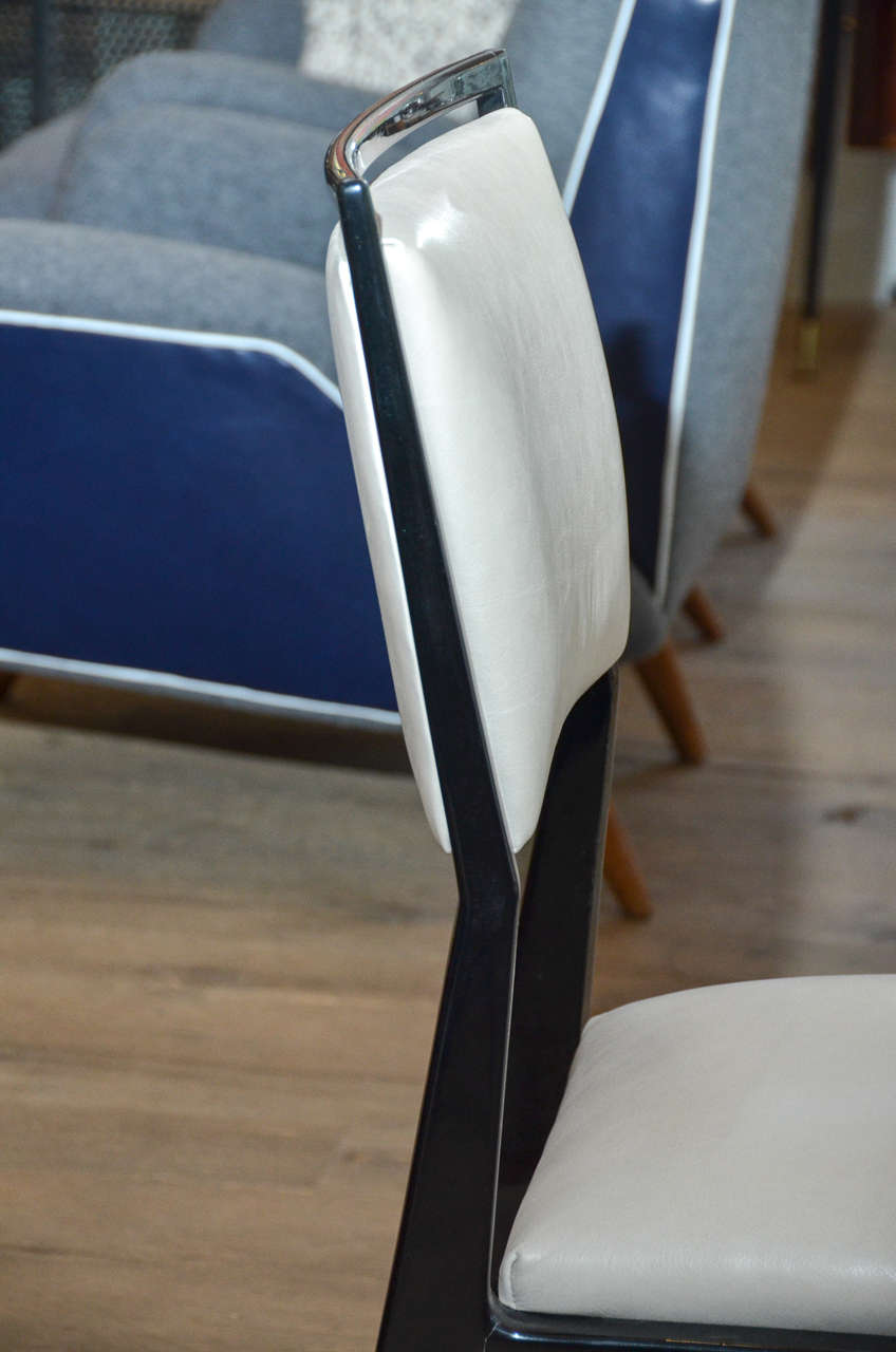 Pair of Occasional Chairs Attributed to Gio Ponti For Sale 1