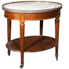 Maison Jansen Louis XVI Style Mahogany 2 Tier Side Table