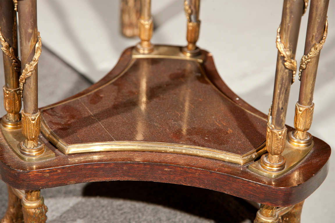 19th Century Bronze Mounted Gueridon Table In Good Condition In Stamford, CT