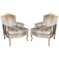 Pair of Maison Jansen Bergere Chairs