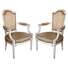 Pair of French Louis XIV Style Armchairs 4