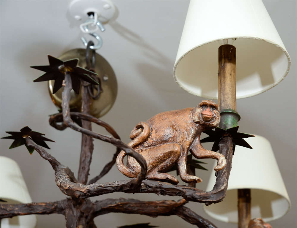 Monkey chandelier
