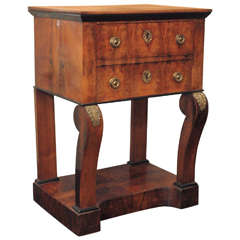 A Restauration Petite Commode or Side Table