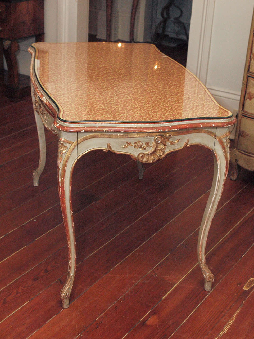 A Louis XV Style Table or Bureau Plat 4