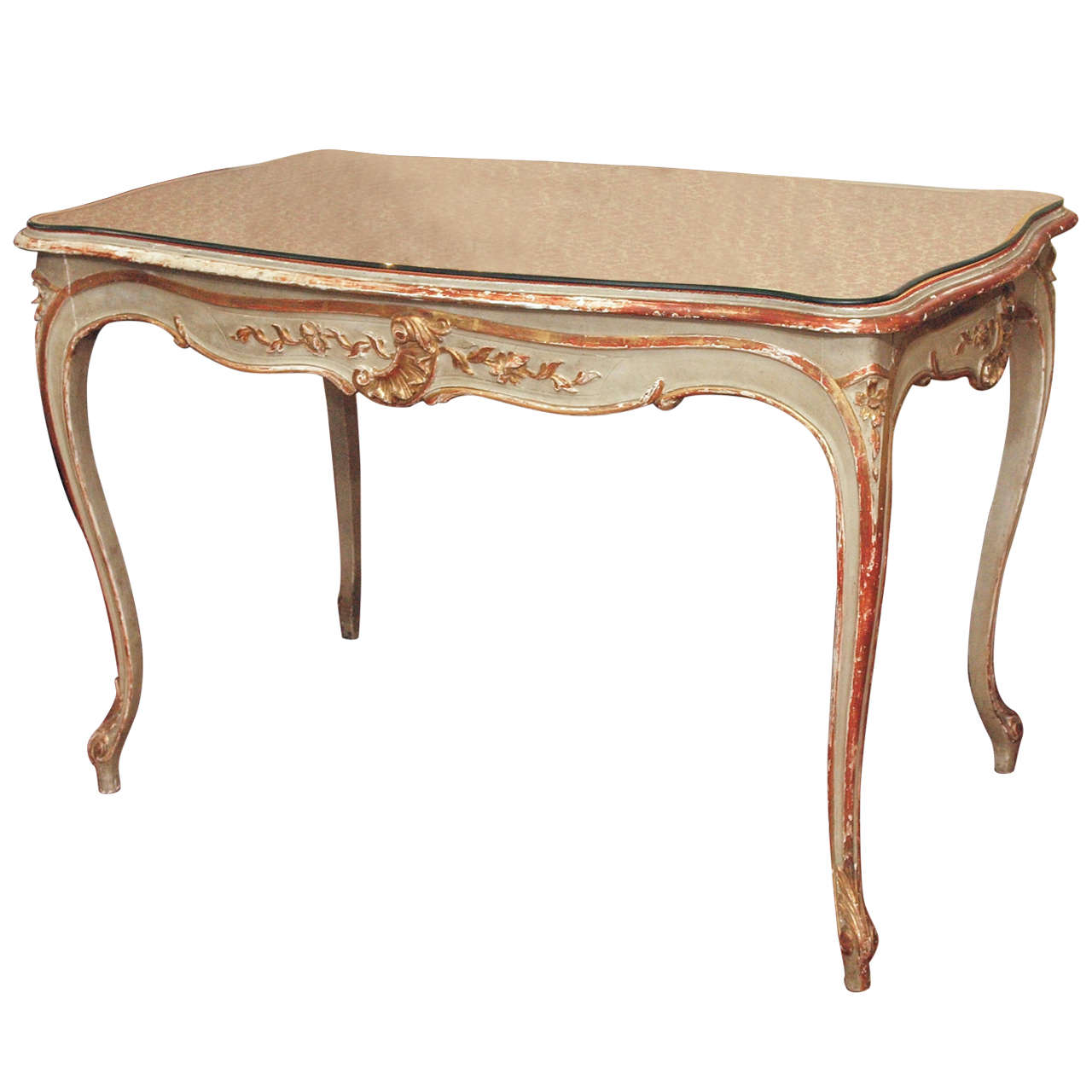 A Louis XV Style Table or Bureau Plat