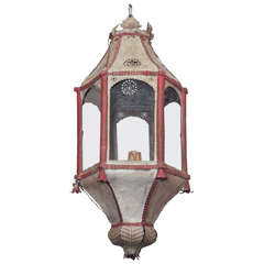 Antique A Large Italian Neoclassical Lantern
