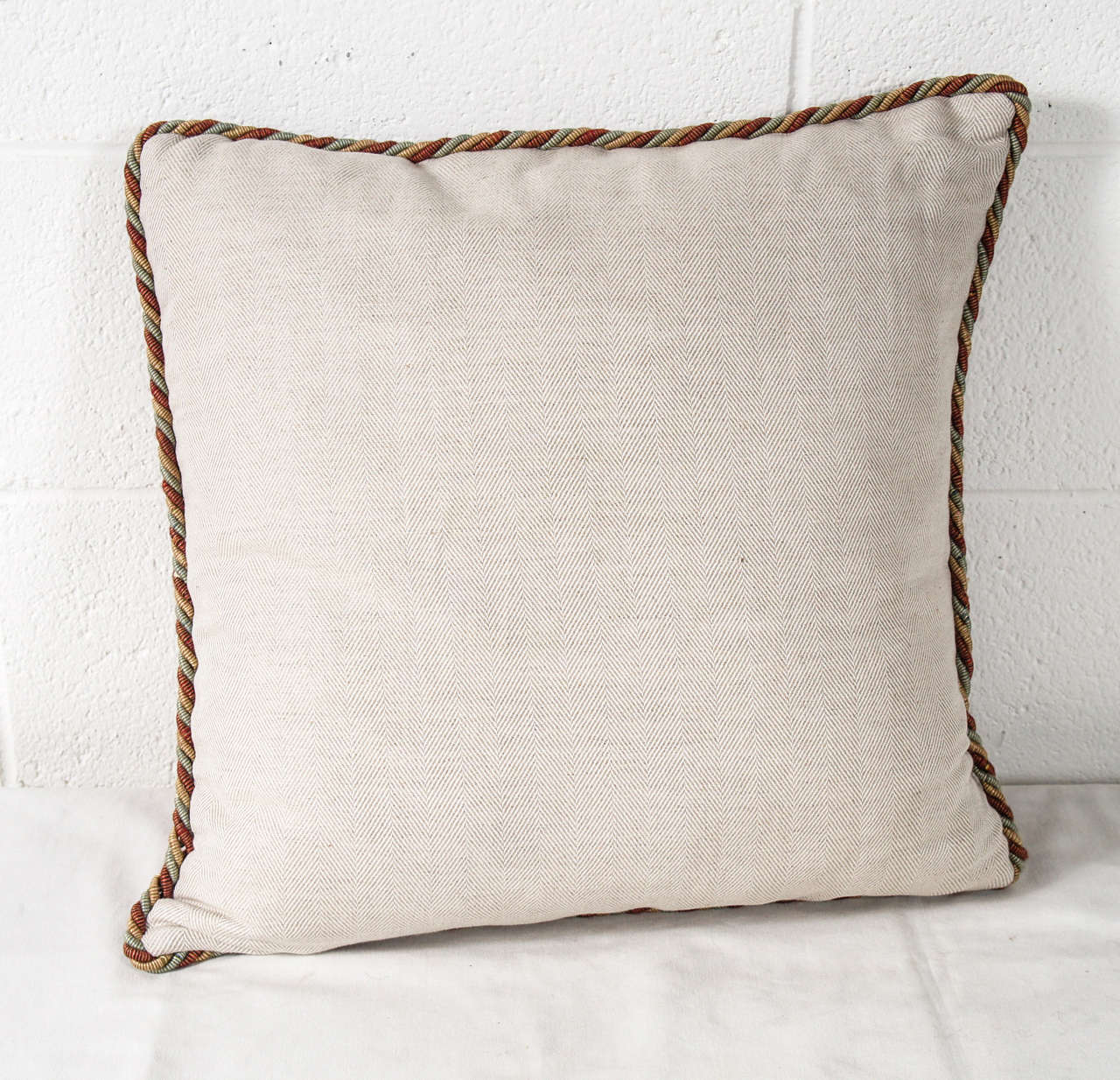 American A Great Needlepoint Pillow