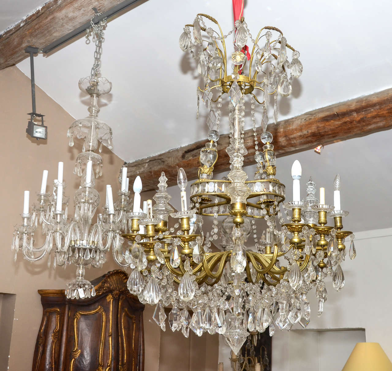 fantastic chandelier style marie antoinette

in bronze and crystal