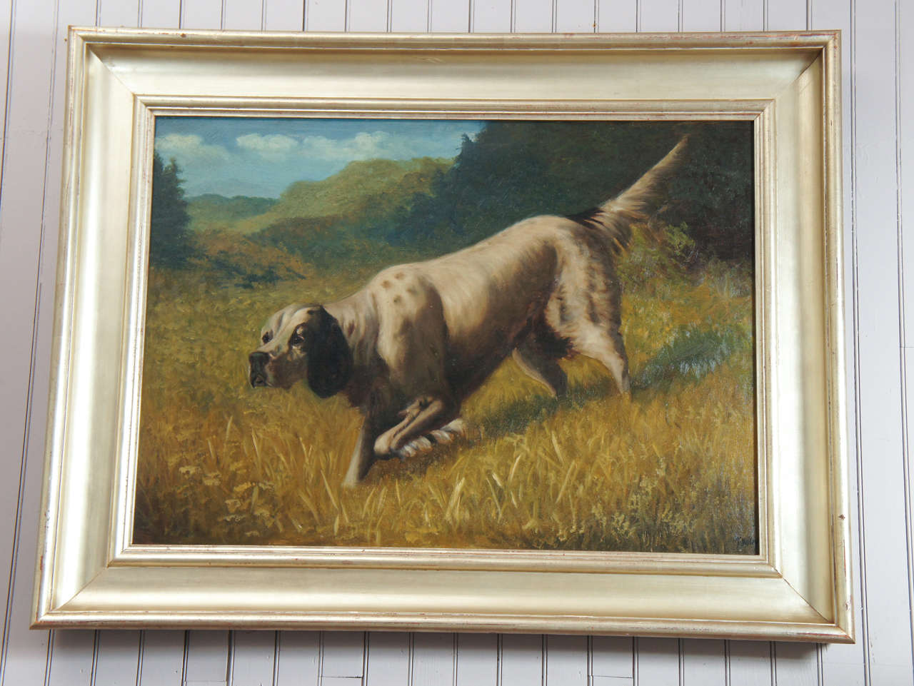 Portrait of an English Pointer