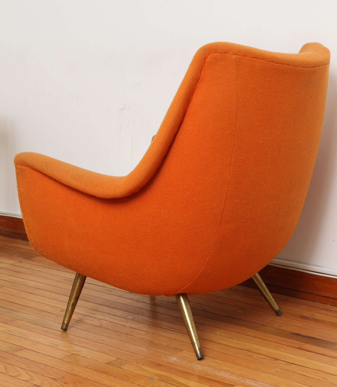 Upholstery Sculptural Club Chair by Lawrence Peabody