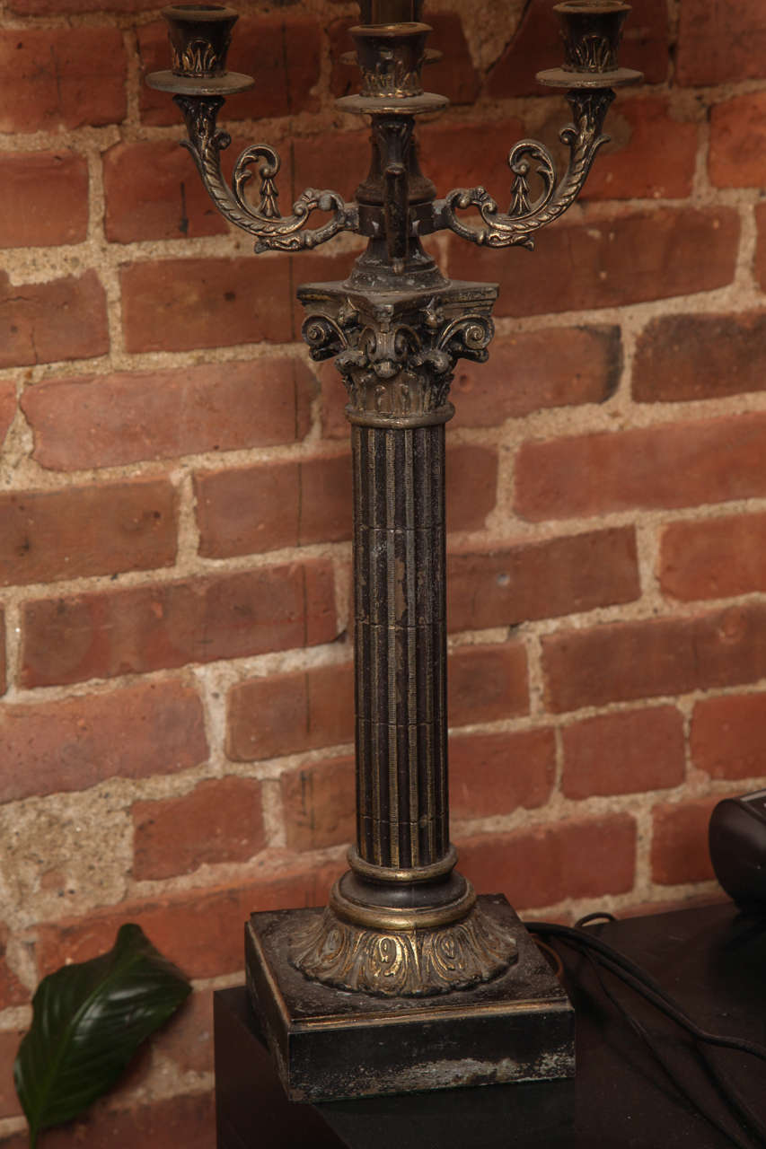 corinthian table lamp