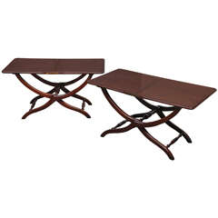 Pair of English Coaching Tables