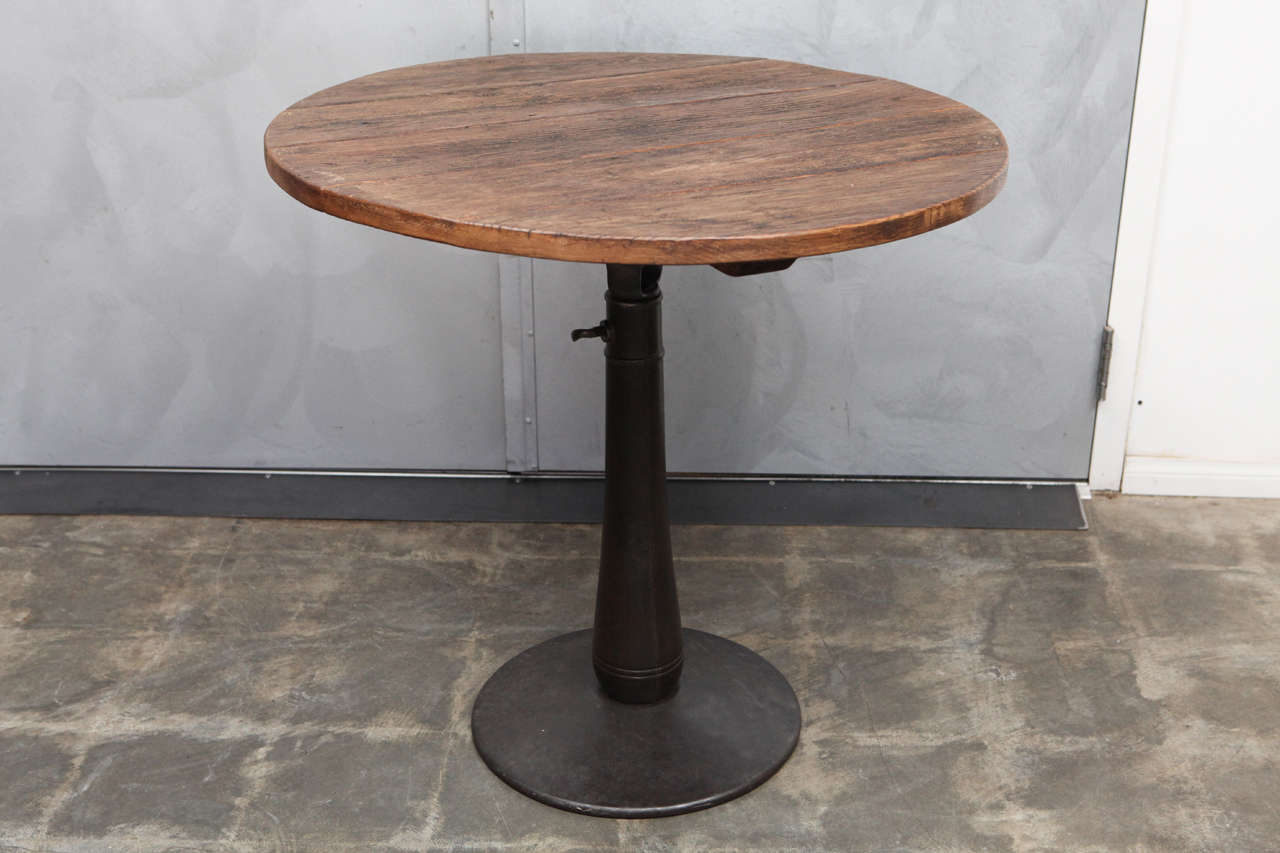 Antique Metal Base Table