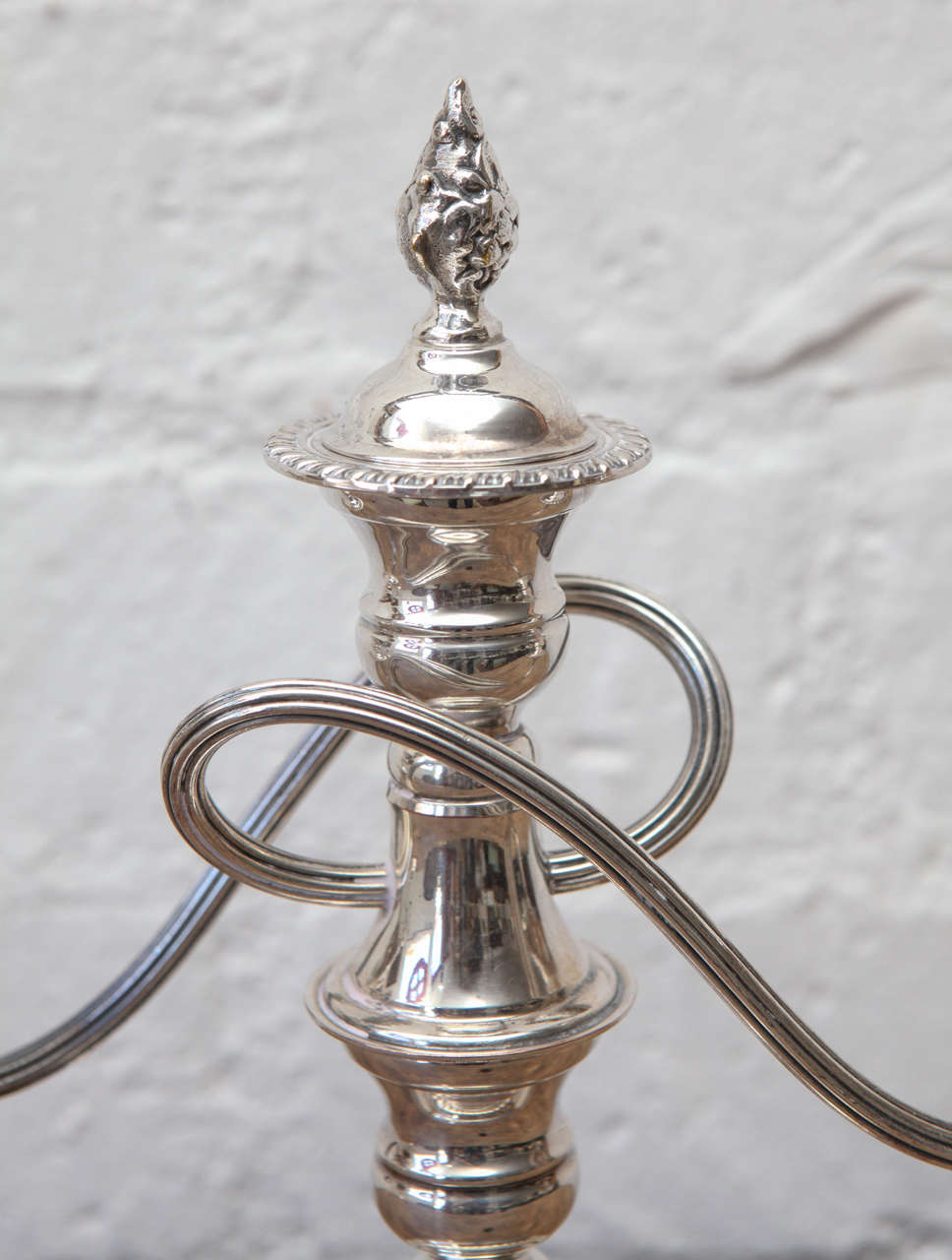 Early 20th Century Silver Plated Continental Candlesticks 1