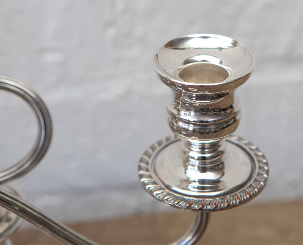 Early 20th Century Silver Plated Continental Candlesticks 3