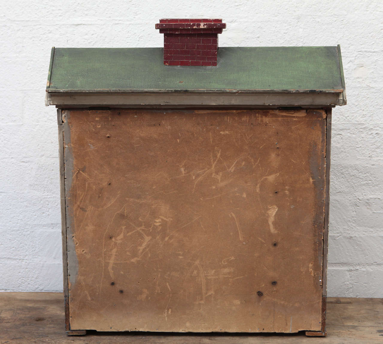 Odd Fellow Folk Art Makeup House with Secret Compartments For Sale 2