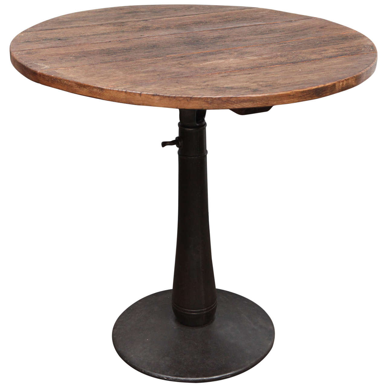 Antique Metal Base Table For Sale at 1stDibs