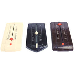 Trio Bakelite Streamline Industrial Design Telephone Index by Albert Pollock 10