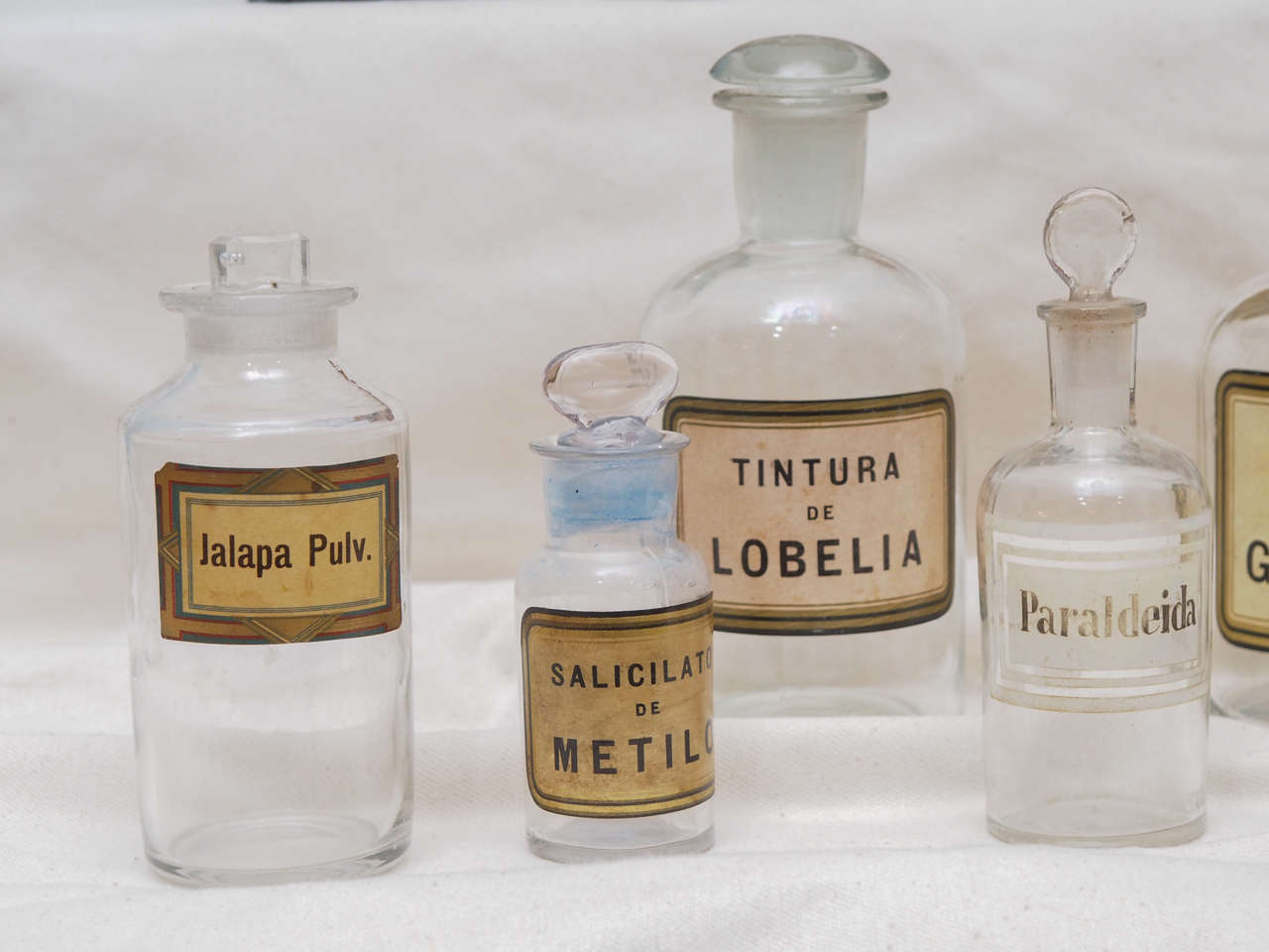 German Collection of Apothecary Jars