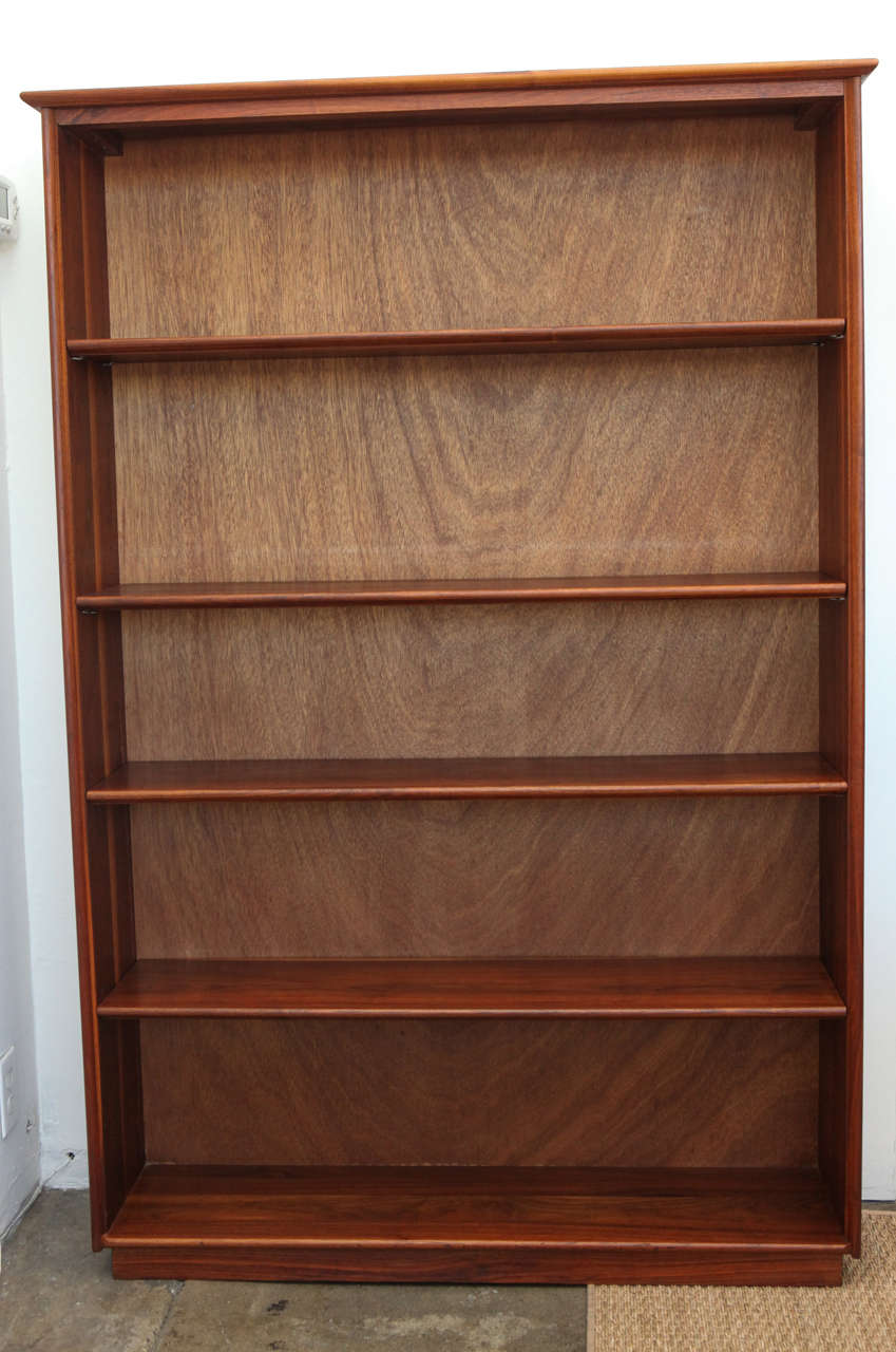 This beautiful bookcase with adjustable shelves would look beautiful in any den, living room or bedroom.