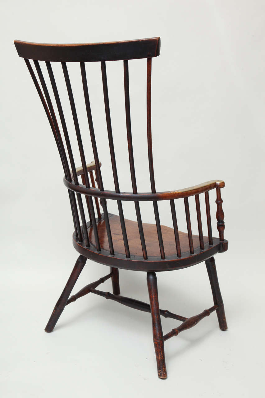 Early 19th Century Scottish Comb Back Windsor Armchair 3