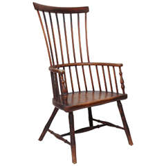 Early 19th Century Scottish Comb Back Windsor Armchair