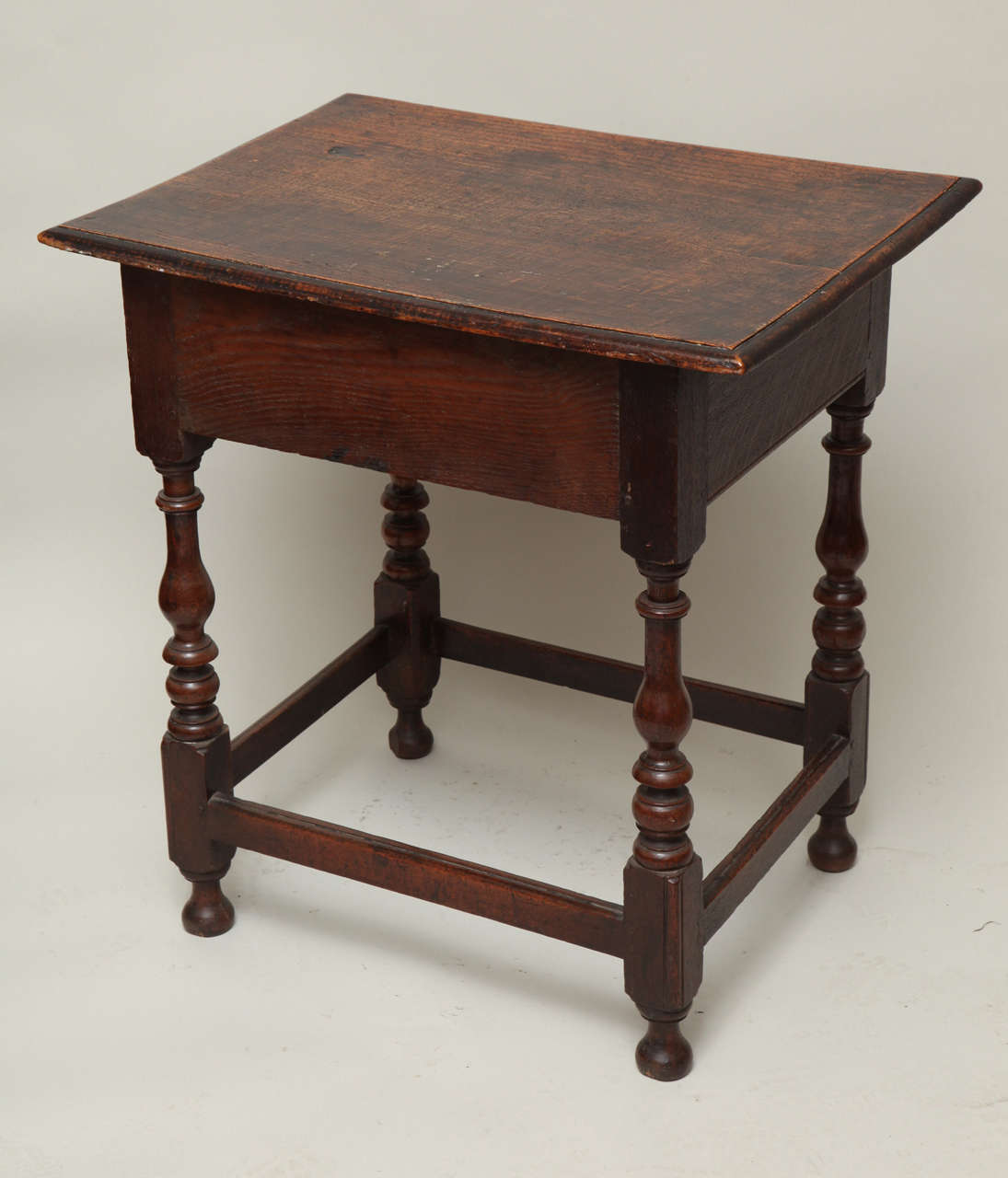 Late 17th Century English Oak and Ash Side Table 3
