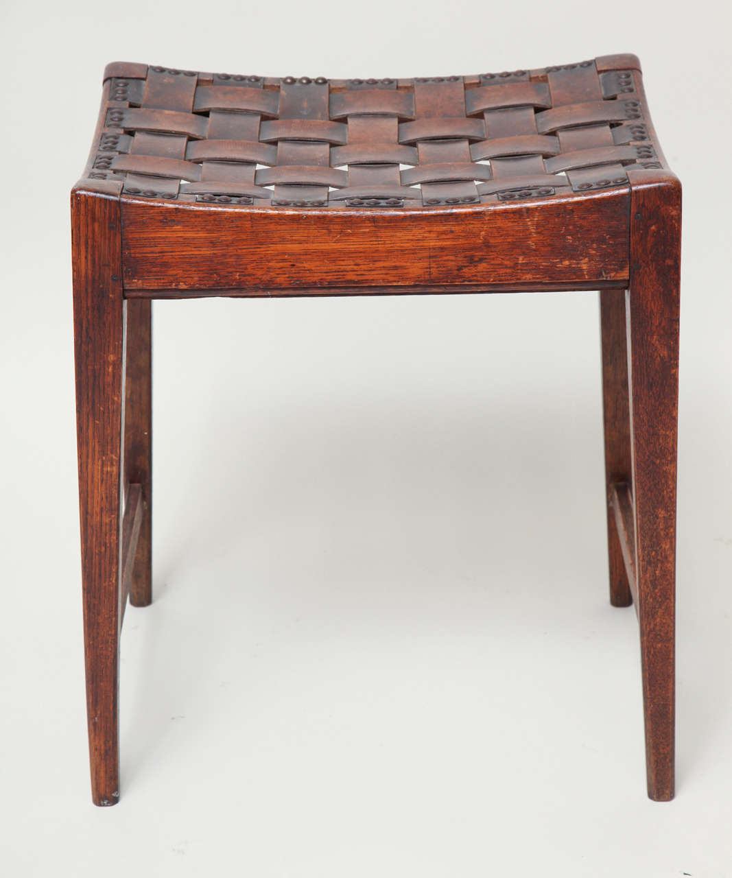 British English Arts and Crafts Stool by Arthur Simpson of Kendall