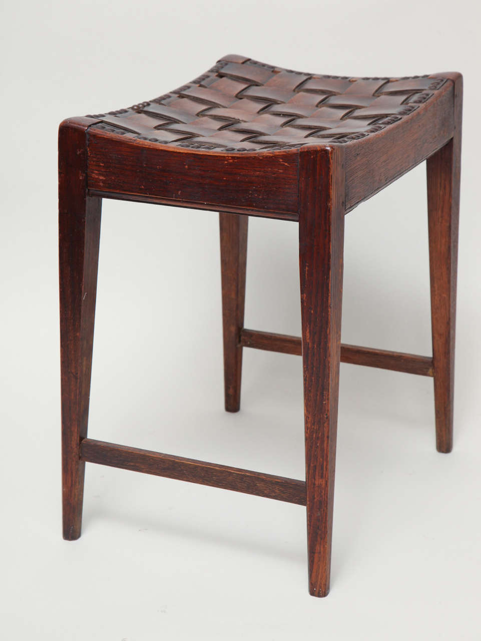 English Arts and Crafts Stool by Arthur Simpson of Kendall 1