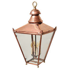 19th Century English Copper and Brass Lantern