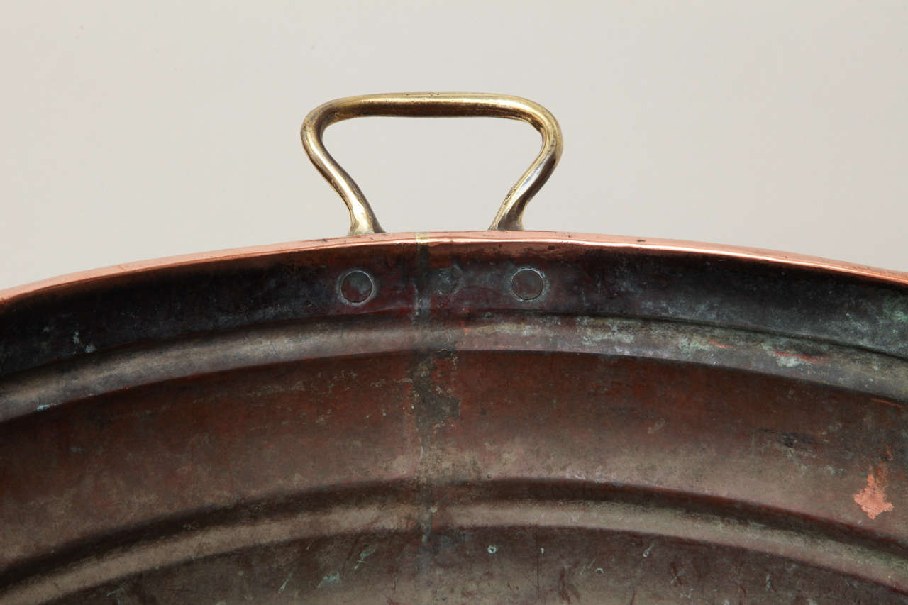 Tall Brass Handled Copper Bucket 3
