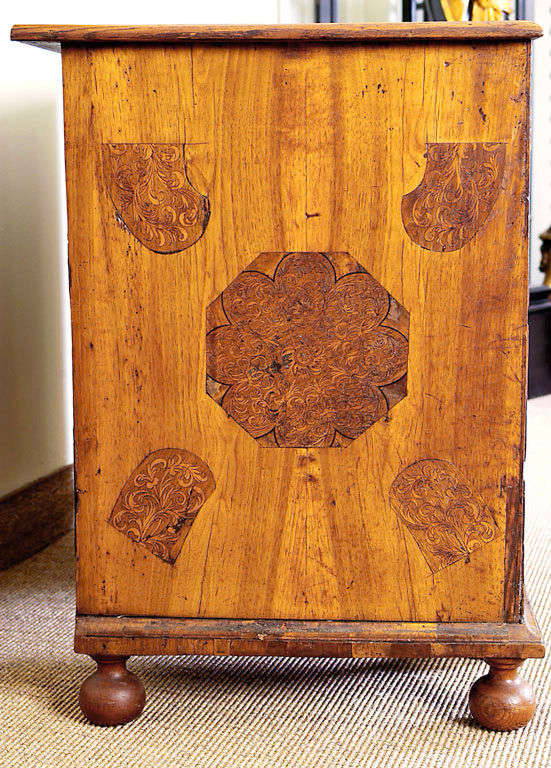 18th Century and Earlier Olivewood William & Mary Desk For Sale