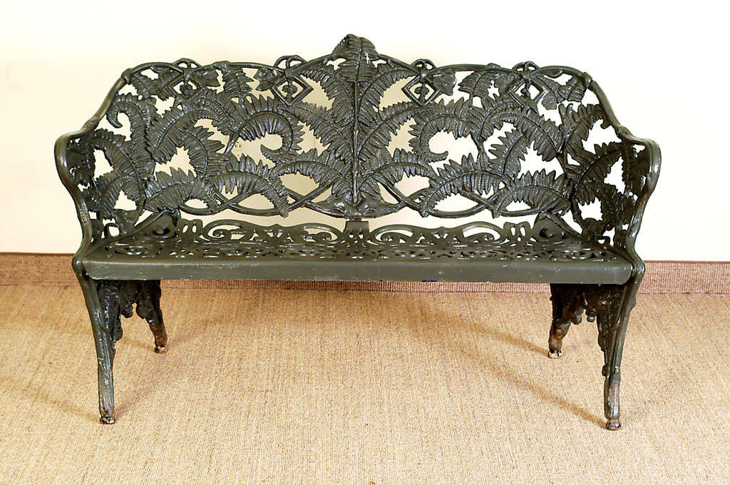 Fern and Blackberry bench in early cast aluminum. American.


View our complete collection @ www.hollisandknight.com
