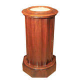 French Fruitwood and Marble Pot Cabinet