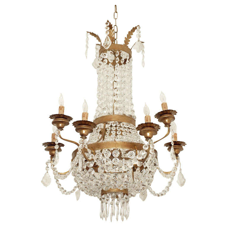 Swedish Gustavian Style Chandelier For Sale at 1stdibs